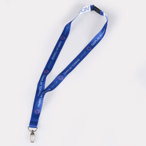 Lanyard blue and white