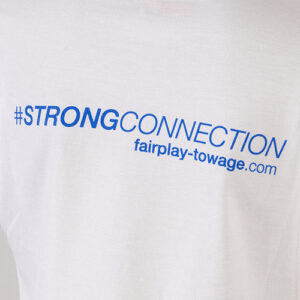 Polo shirt ladies white / FAIRPLAY design - Image 3