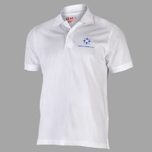 Polo shirt men white / FAIRPLAY design