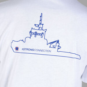 T-Shirt Herren Schlepper weiß – Bild 5