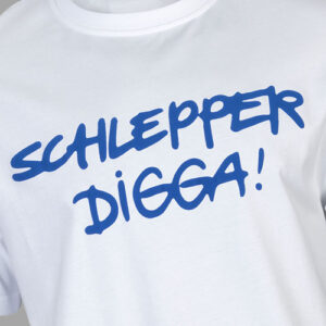 T-Shirt „Schlepper Digga“ weiss – Bild 3